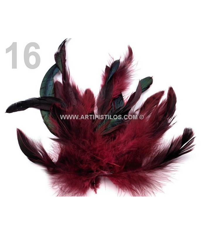 FEATHER ROOSTER BAG 10-17 CMS.