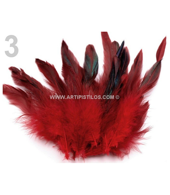FEATHER ROOSTER BAG 10-17 CMS.
