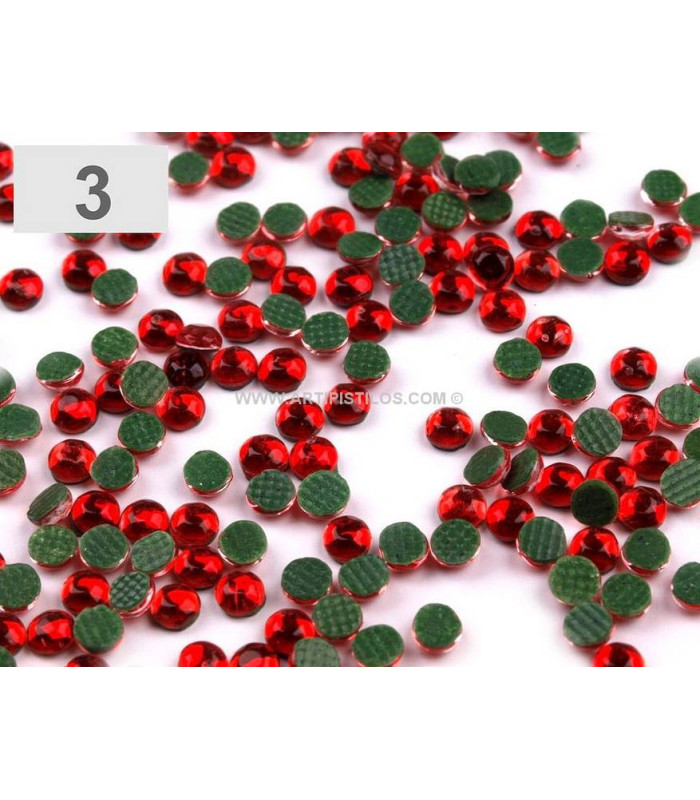 CHATON ROSES 2,8 MM. BAG 100 g. (7800 Pcs. APROX.)