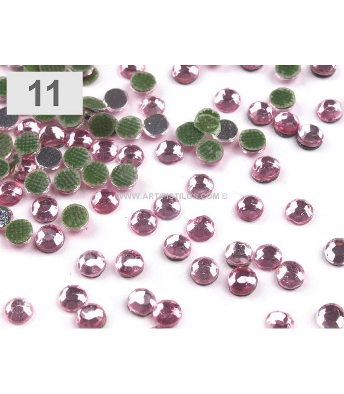 CHATON ROSES 2,8 MM. BOLSA DE 100 g. (7800 PIEZAS APROX.)