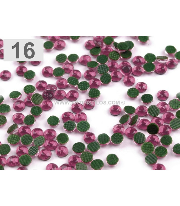 CHATON ROSES 4 MM. BOLSA DE 10 g. (330 PIEZAS APROX.)