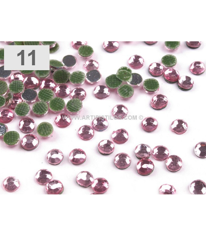 CHATON ROSES 4 MM. BOLSA DE 10 g. (330 PIEZAS APROX.)
