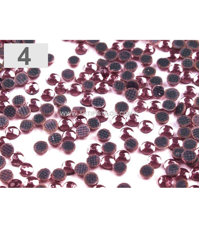 CHATON ROSES 4 MM. BOLSA DE 10 g. (330 PIEZAS APROX.)