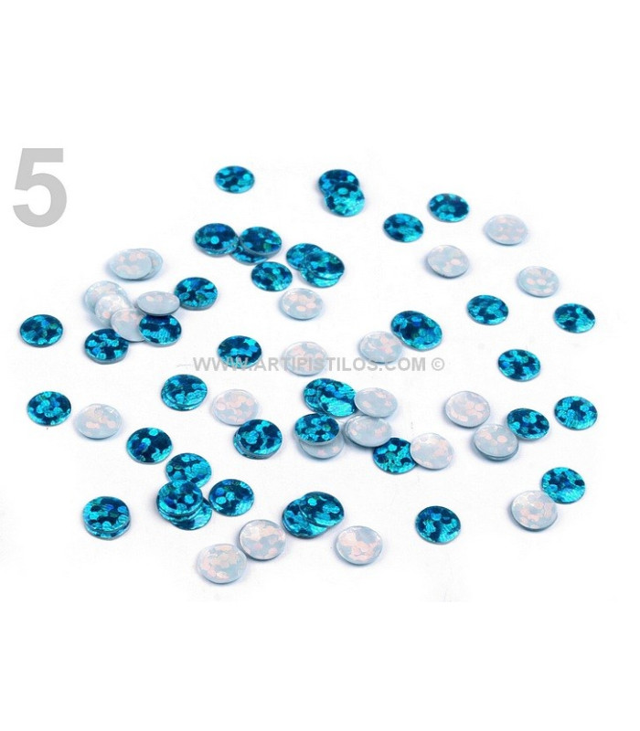 LENTEJOULAS HOT FIX 5 MM. BOLSA 5g