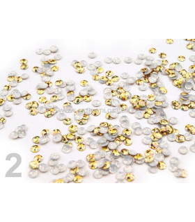 Lentejuelas Hot Fix 3 Mm. Bolsa De 5 G. Oro 3 Mm. Diametro. Bolsa De 5 G.