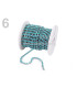 CADENA METALICA CON STRASS 3,5 MM.
