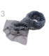 SCARF FABRIC AND ARTIFICIAL FUR 30 X 200 CMS.