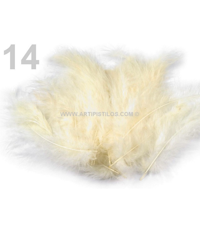 BOLSA PLUMAS DE AVESTRUZ 12 - 17 CMS.