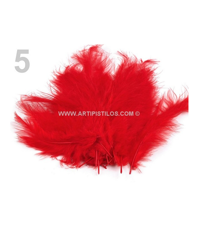 BOLSA PLUMAS DE AVESTRUZ 12 - 17 CMS.