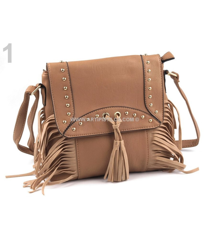 BOLSO POLIPIEL CON FLECOS