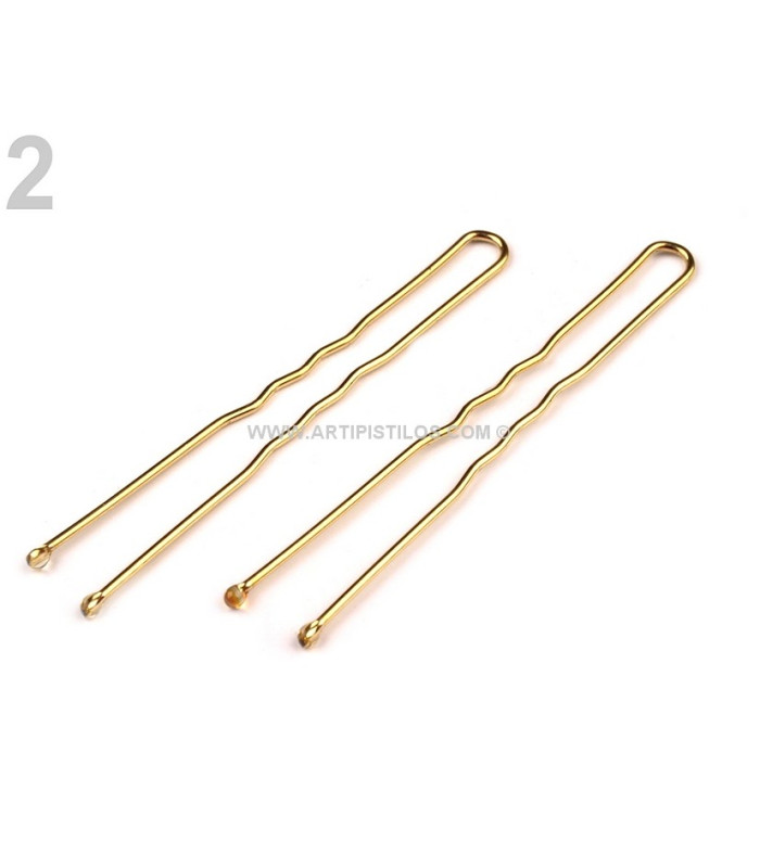 METALLIC HAIR PIN 60 MM.