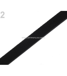 Cinta De Terciopelo 6mm. 50% Poliamida 50% Viscosa Negro 1 M. X 6 Mm. - complementos
