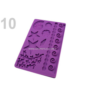 Molde De Silicona Mod.10 - paño