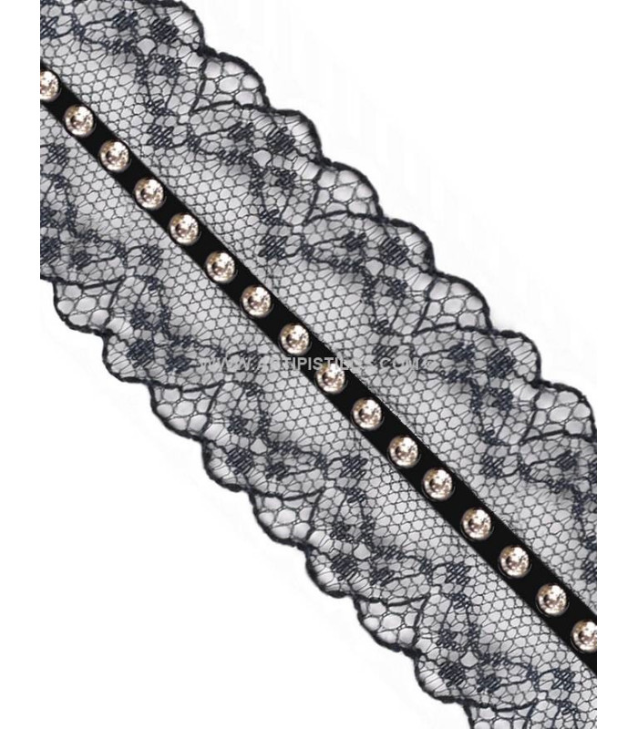 Fita do laço com strass