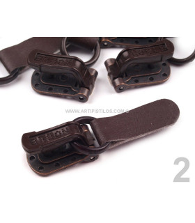 Leather buckle 10x50 mm