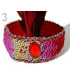 Sequin Headband with Feather