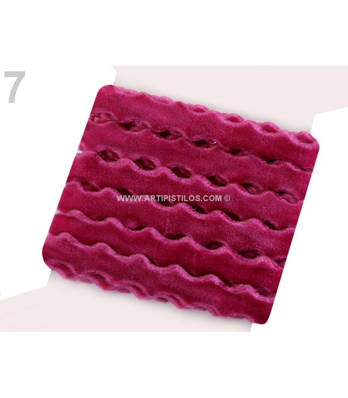 FITA ONDULINA VELUDO 100% POLYESTER