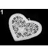 LACE APPLIQUE OF COTTON, POLYESTER AND VISCOSE