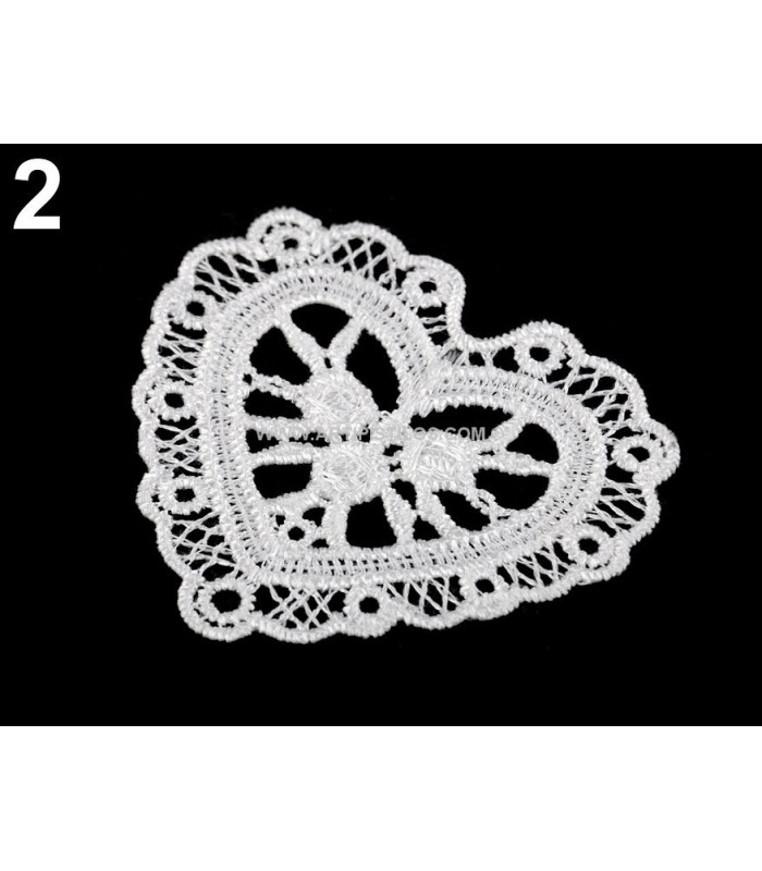 APLICACION DE ENCAJE DE ALGODÃO, POLYESTER E VISCOSE