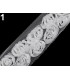 TUL BRAID WITH ROSES WIDTH 40 MM