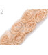 TUL BRAID WITH ROSES WIDTH 40 MM