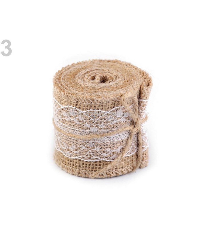 NATURAL JUTE RIBBON