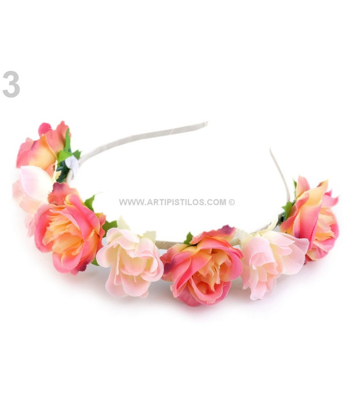 DIADEMA COM FLORES