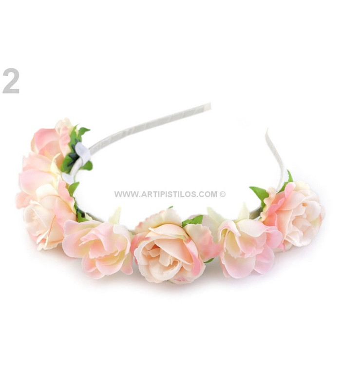 DIADEMA COM FLORES