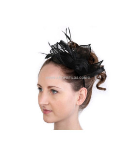 FASCINATOR HEADBAND WITH BLOOM