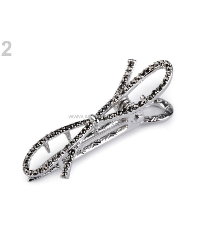 TIE CLIP WITH RHINESTONES