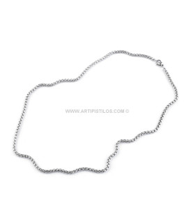 SATINLESS STEEL CHAIN 0,3 X 52 CMS