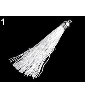 Borla Decorativa 9 Cms. Blanco Largo: 9 Cms. - colores para