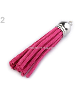 Borla Decorativa 5,5 Cms. Rosa Largo: 5,5 Cms. - accesorios para bolsos