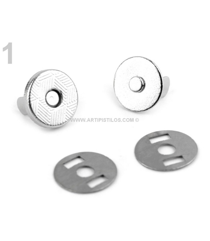 ROUND METALIC BUTTON 10 mm.