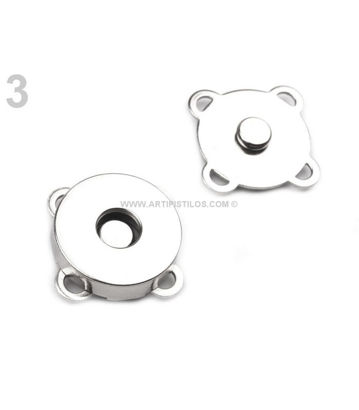 ROUND METALIC BUTTON 18 mm.