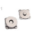 ROUND METALIC BUTTON 18 mm.