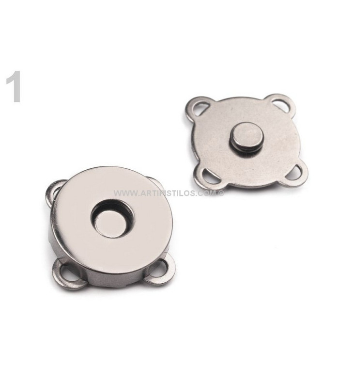 ROUND METALIC BUTTON 18 mm.