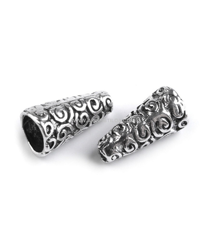 METAL BEAD 9X18 mm.