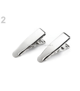 Clip Metálico 7x25 Mm Platino 7x25 Mm