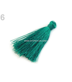 Borla Decorativa 4 Cms. Esmeralda Largo: 4 Cms. - bolsos