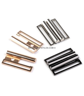 Hebilla metálica para cinturón