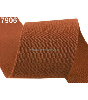 Cinta Elastica Para Cinturones 5 Cms. Cobre 1 Mt. X 5 Cms. - gama de colores