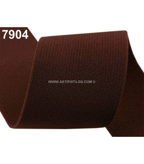 Cinta Elastica Para Cinturones 5 Cms. Marrón 1 Mt. X 5 Cms. - gama de colores