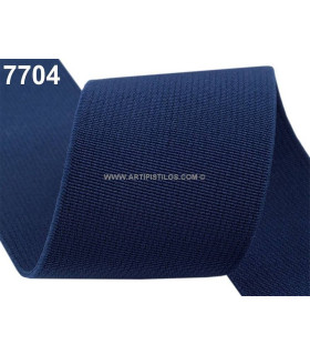Cinta Elastica Para Cinturones 5 Cms. Navy 1 Mt. X 5 Cms. - gama de colores