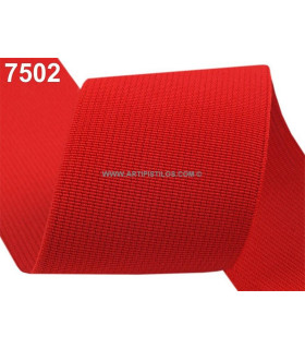 Cinta Elastica Para Cinturones 5 Cms. Rojo 1 Mt. X 5 Cms. - gama de colores
