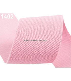 Cinta Elastica Para Cinturones 5 Cms. Rosa 1 Mt. X 5 Cms. - gama de colores