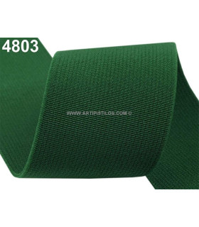 Cinta Elastica Para Cinturones 5 Cms. Verde 1 Mt. X 5 Cms. - colores