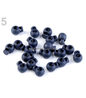 Prisioneros Para Cordones  15 X 19 Mm. Navy 15 X 19 Mm. - plástico