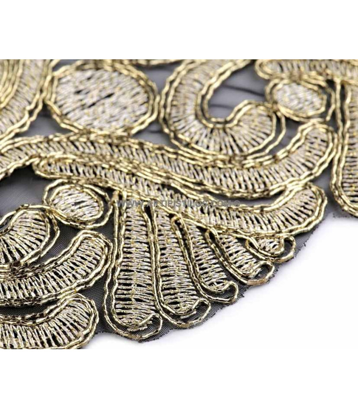 EMBROIDERED BRAID BAROQUE