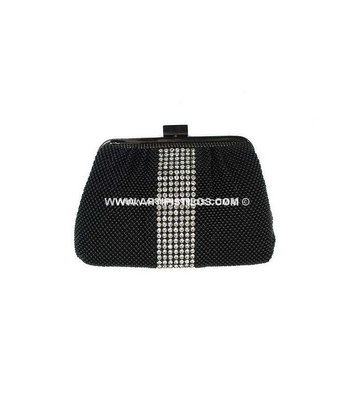 BOLSO MALLA STRASS
